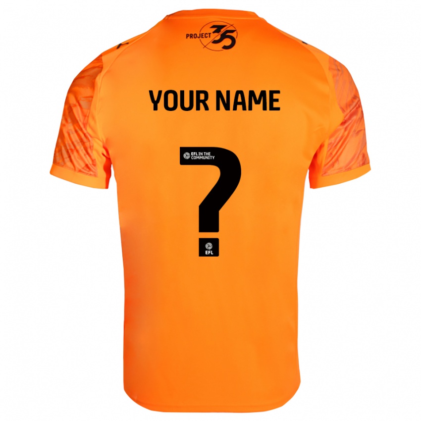 ילדים פלימות' ארגייל שחור כתום חולצת שוער 2025/26 חולצה קצרה