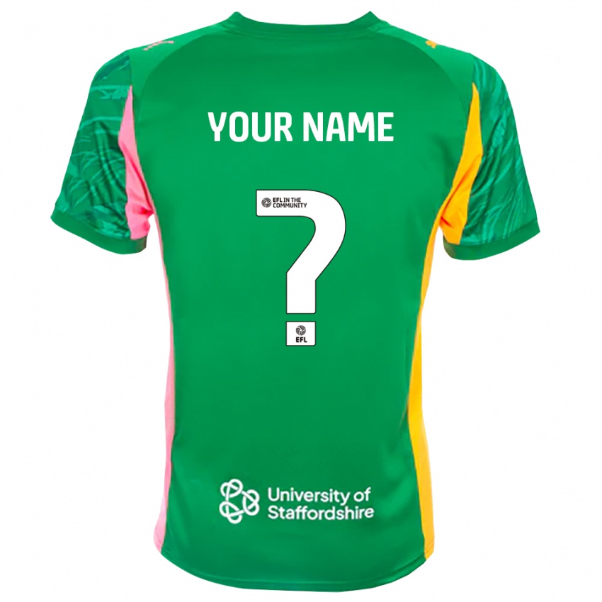 ילדים פורט וייל ירוק ורוד כתום חולצת שוער 2025/26 חולצה קצרה