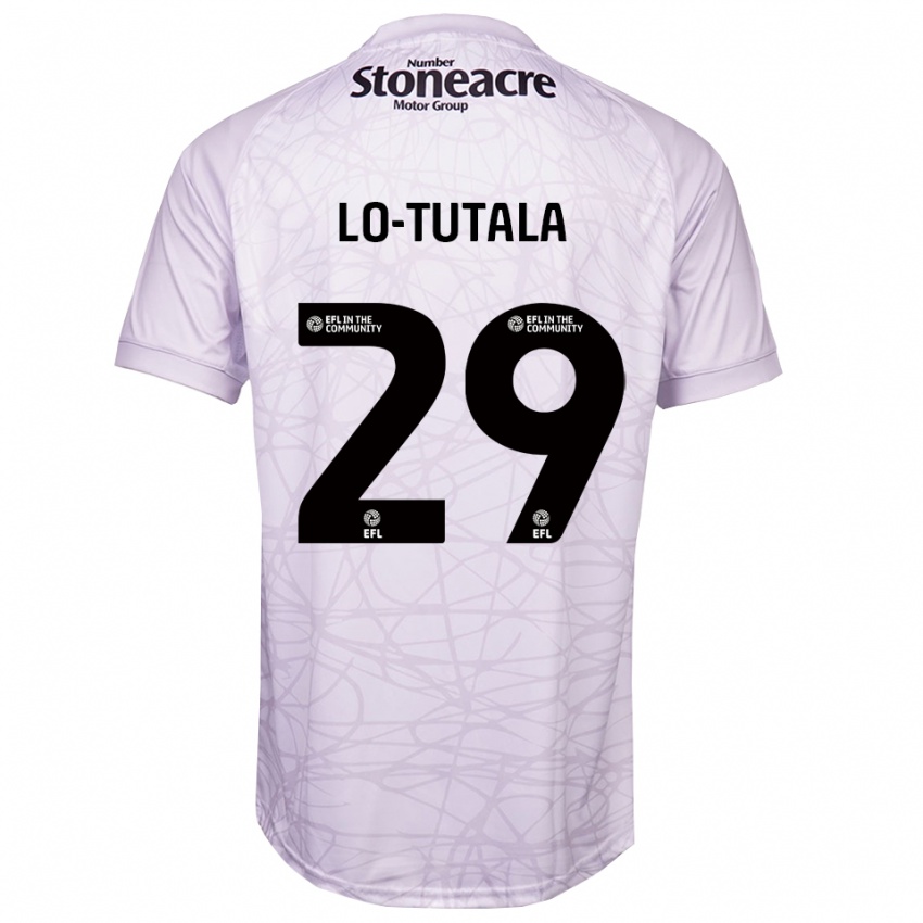 ילדים טימותי לו-טוטאלה #29 אפור בהיר שחור חולצת שוער 2025/26 חולצה קצרה