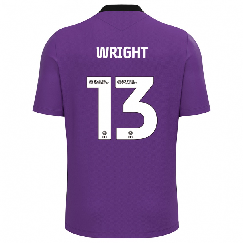 ילדים Oliver Wright #13 אינדיגו חולצת שוער 2025/26 חולצה קצרה