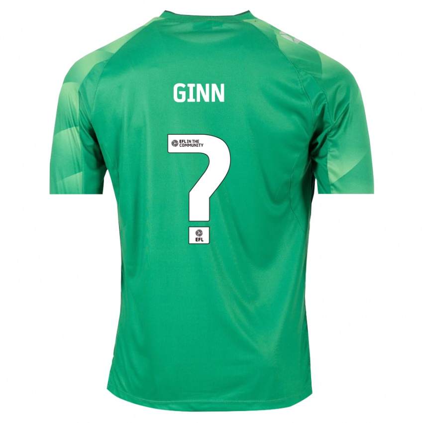 ילדים טיה גין #0 ירוק לבן חולצת שוער 2025/26 חולצה קצרה