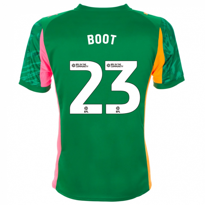 ילדים Ryan Boot #23 ירוק ורוד כתום חולצת שוער 2025/26 חולצה קצרה