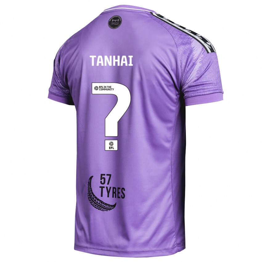 ילדים Cassius Tanhai #0 סגול בהיר חולצת שוער 2025/26 חולצה קצרה