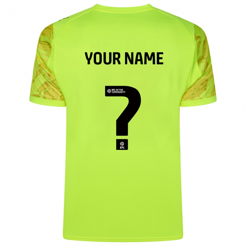 ילדים נוטס קאונטי ירוק פלורסנט חולצת שוער 2025/26 חולצה קצרה