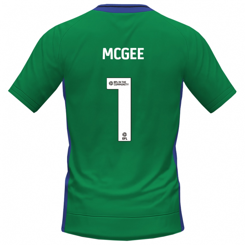 ילדים לוק מגי #1 כחול ירוק חולצת שוער 2025/26 חולצה קצרה