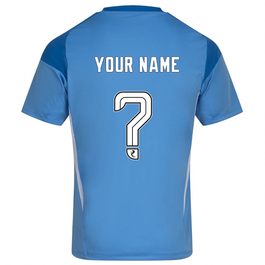 ילדים אברדין לבן כחול חולצת שוער 2025/26 חולצה קצרה