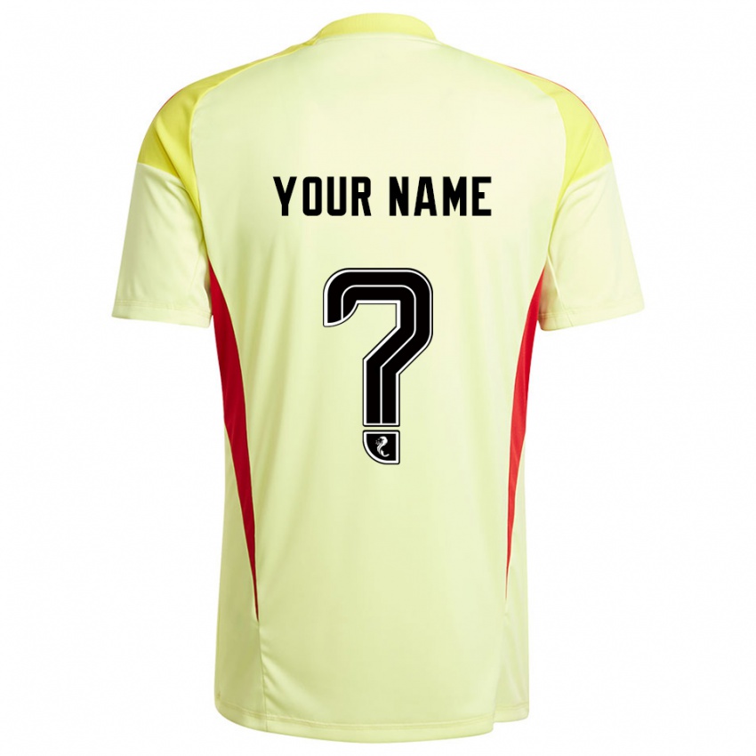 ילדים סלטיק אדום צהוב חולצת שוער 2025/26 חולצה קצרה