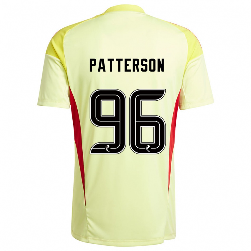 ילדים קמרון פטרסון #96 אדום צהוב חולצת שוער 2025/26 חולצה קצרה