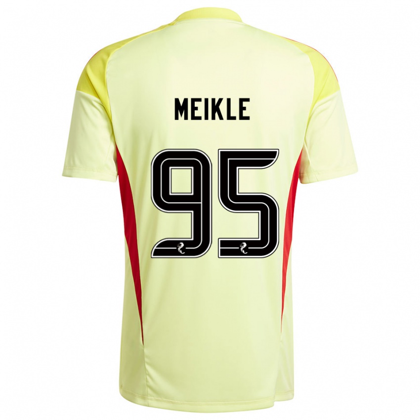 ילדים Corey Shaw #95 אדום צהוב חולצת שוער 2025/26 חולצה קצרה