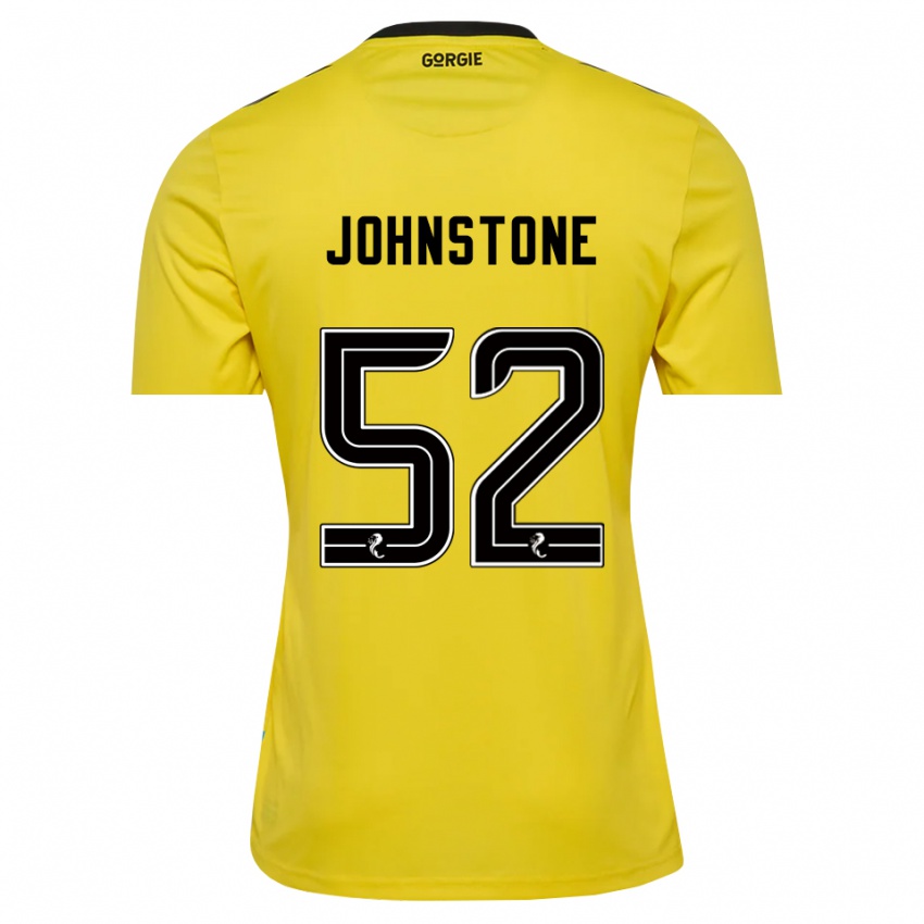 ילדים רייצ'ל ג'ונסטון #52 שחור אדום צהוב חולצת שוער 2025/26 חולצה קצרה