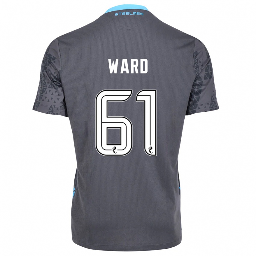 ילדים קאלום וורד #61 לבן אפור חולצת שוער 2025/26 חולצה קצרה