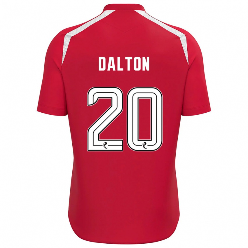 ילדים Sean Dalton #20 לבן אדום חולצת שוער 2025/26 חולצה קצרה