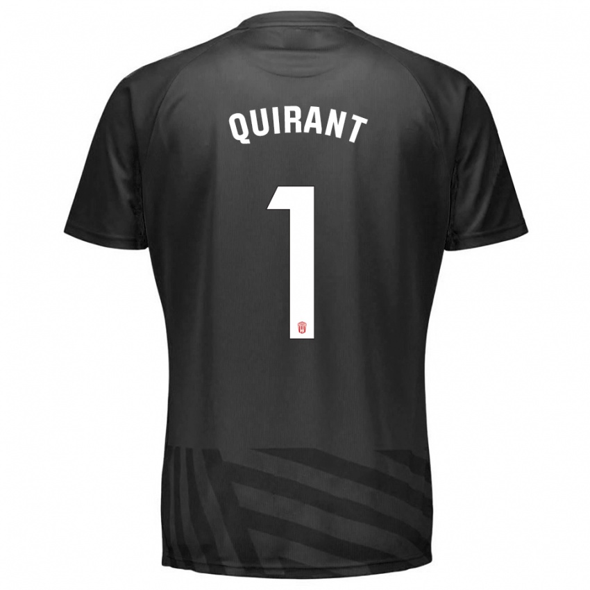 ילדים Luismi Quirant #1 אפור שחור חולצת שוער 2025/26 חולצה קצרה