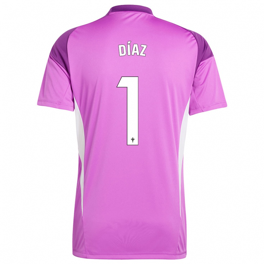 ילדים לוקס דיאס #1 סגול לבן חולצת שוער 2025/26 חולצה קצרה