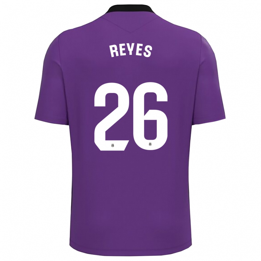 ילדים Jhafets Reyes #26 סגול לבן חולצת שוער 2025/26 חולצה קצרה