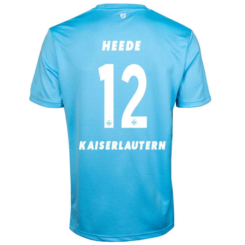 ילדים ג׳ניס הידה #12 תכלת לבן חולצת שוער 2025/26 חולצה קצרה