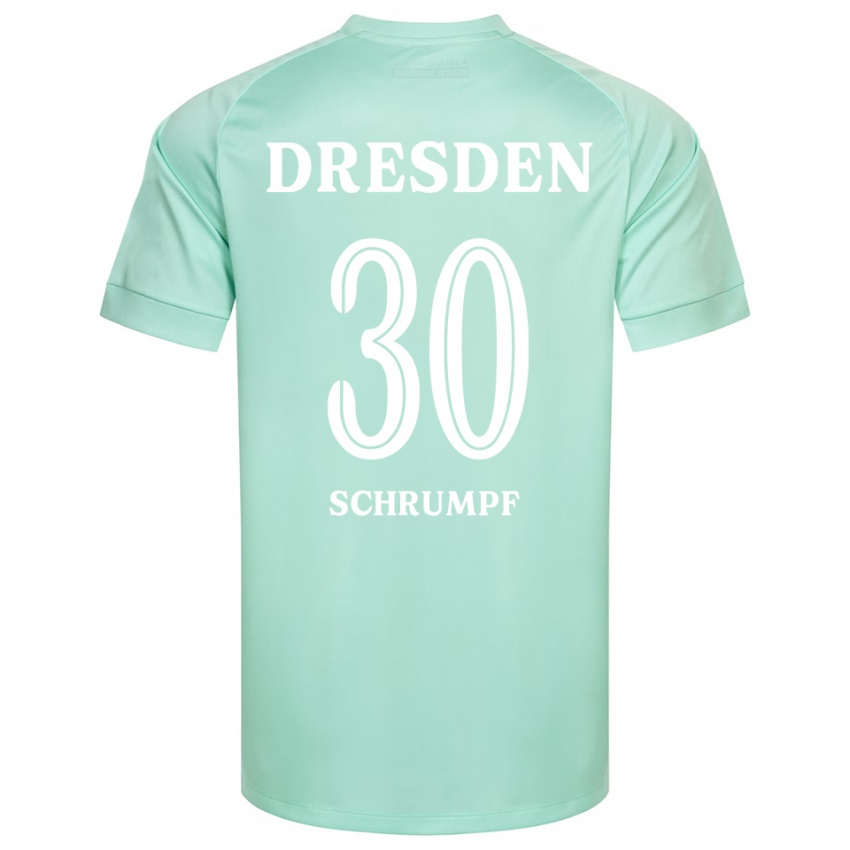 ילדים ג׳אניס שרומפף #30 ירוק בהיר לבן חולצת שוער 2025/26 חולצה קצרה