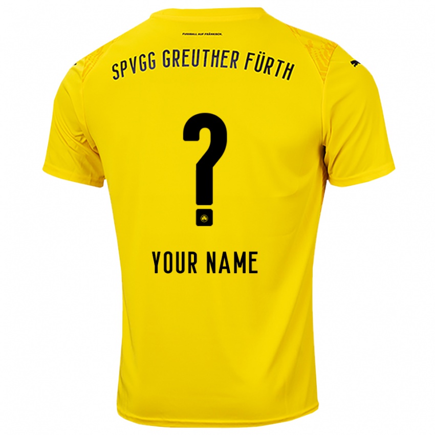 ילדים גרויטר פירט צהוב שחור חולצת שוער 2025/26 חולצה קצרה