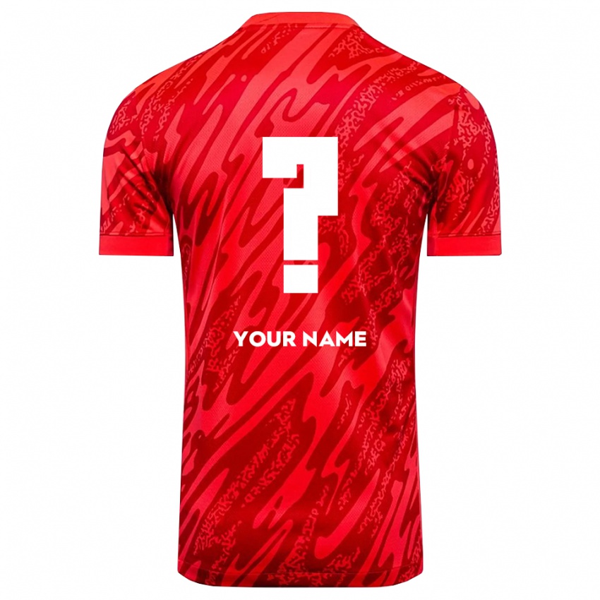 ילדים אלברסברג אדום לבן חולצת שוער 2025/26 חולצה קצרה