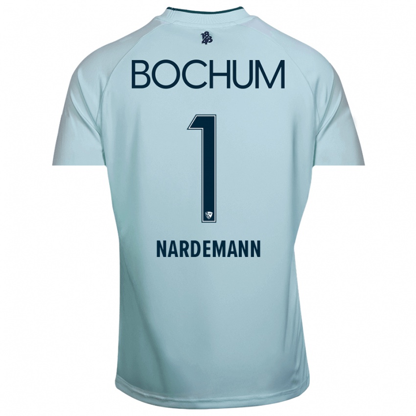 ילדים Kari Närdemann #1 ציאן-כחול חולצת שוער 2025/26 חולצה קצרה