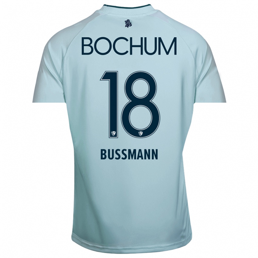 ילדים בנג׳מין בוסמן #18 ציאן-כחול חולצת שוער 2025/26 חולצה קצרה