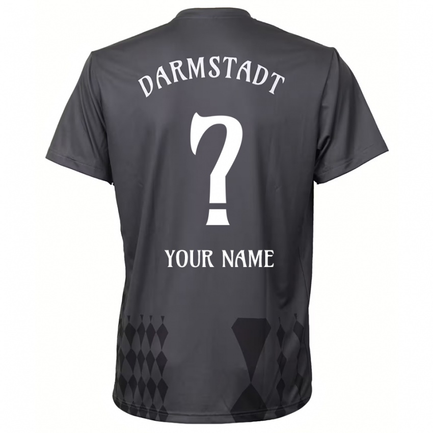 ילדים דרמשטאדט 98 אפור כהה חולצת שוער 2025/26 חולצה קצרה