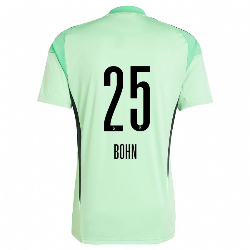 ילדים Etienne Bohn #25 ירוק בהיר שחור חולצת שוער 2025/26 חולצה קצרה