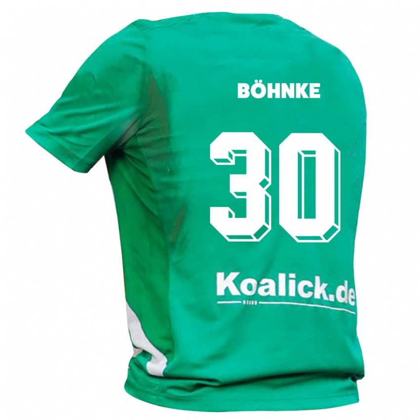 ילדים מקס באנקה #30 ירוק לבן חולצת שוער 2025/26 חולצה קצרה