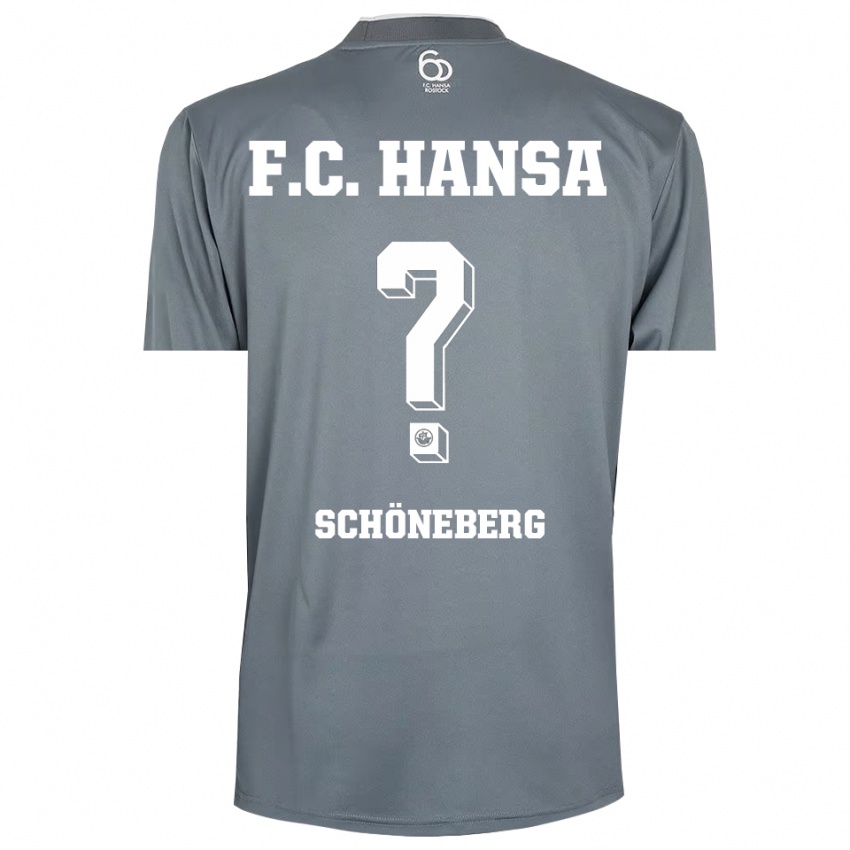ילדים Tom Schöneberg #0 אפור בהיר לבן חולצת שוער 2025/26 חולצה קצרה