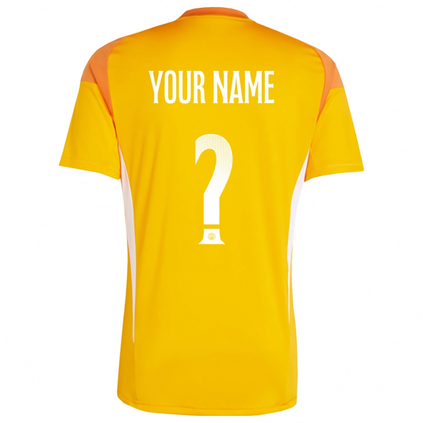 ילדים דואיסבורג כתום לבן חולצת שוער 2025/26 חולצה קצרה