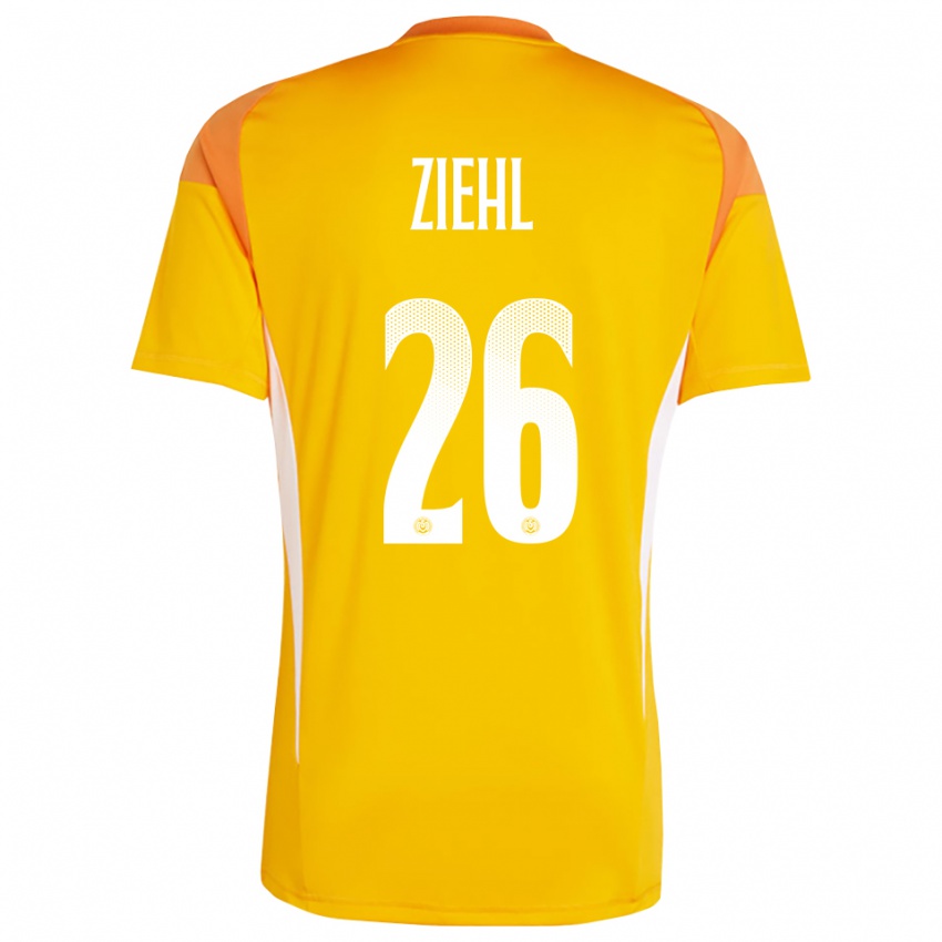 ילדים נלי ציהל #26 כתום לבן חולצת שוער 2025/26 חולצה קצרה