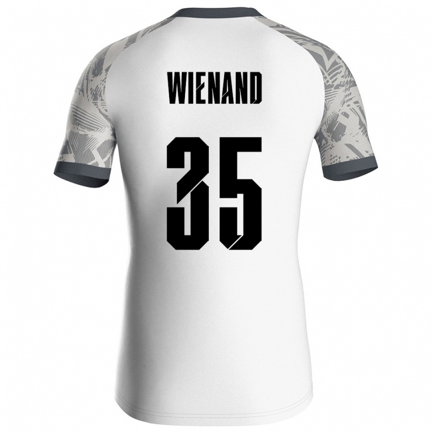 ילדים פליקס ברנד ויננד #35 אפור לבן חולצת שוער 2025/26 חולצה קצרה