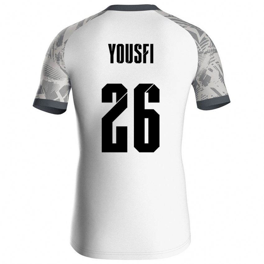 ילדים אליאס יוספי #26 אפור לבן חולצת שוער 2025/26 חולצה קצרה
