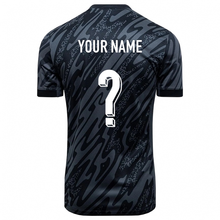 ילדים TSV Havelse שחור אפור חולצת שוער 2025/26 חולצה קצרה