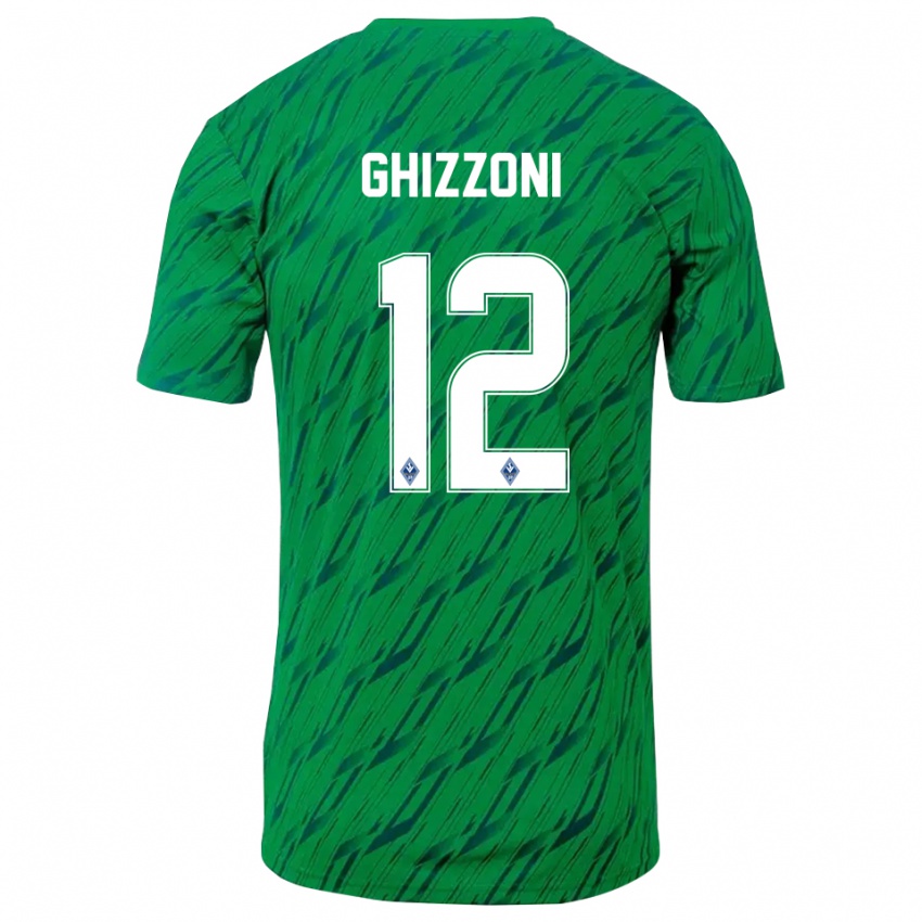 ילדים קסאנג׳ו לואיז גיזוני #12 ירוק לבן חולצת שוער 2025/26 חולצה קצרה