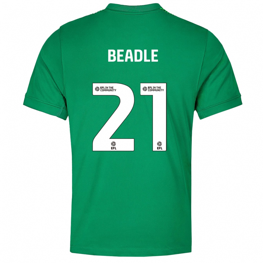 ילדים ראיין אלסופ #21 ירוק לבן חולצת שוער 2025/26 חולצה קצרה