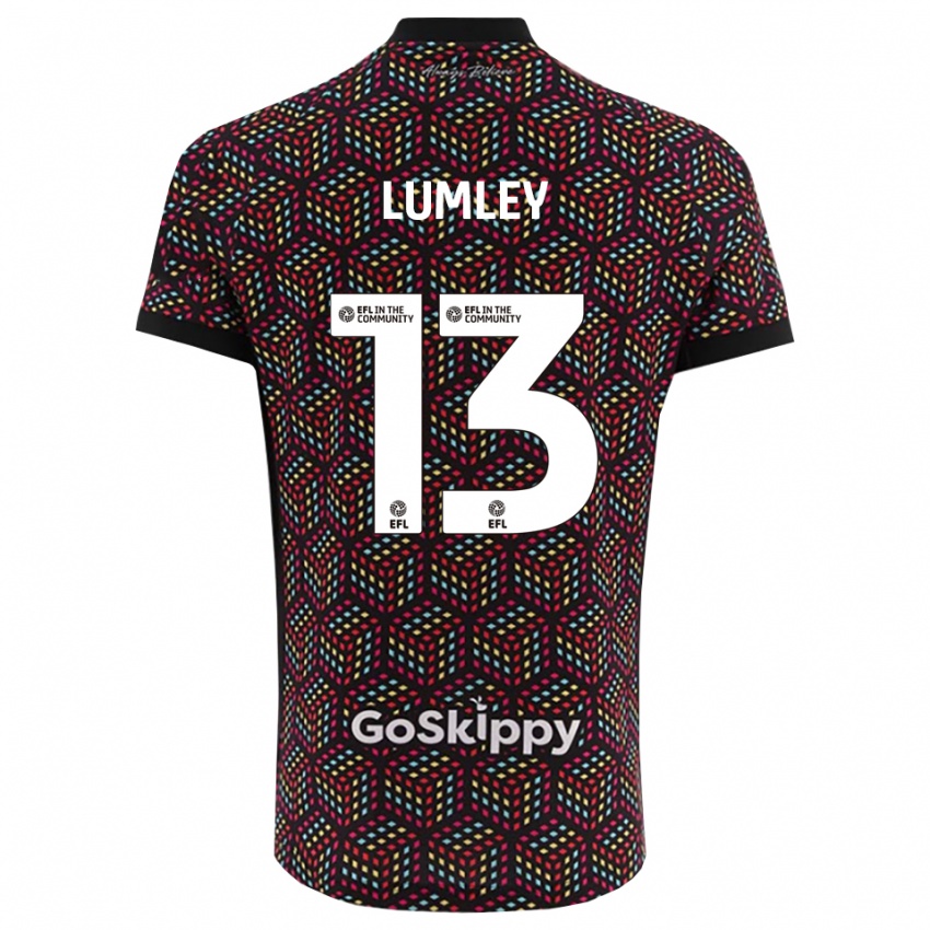 ילדים ג'ו למליי #13 שחור לבן חולצת שוער 2025/26 חולצה קצרה