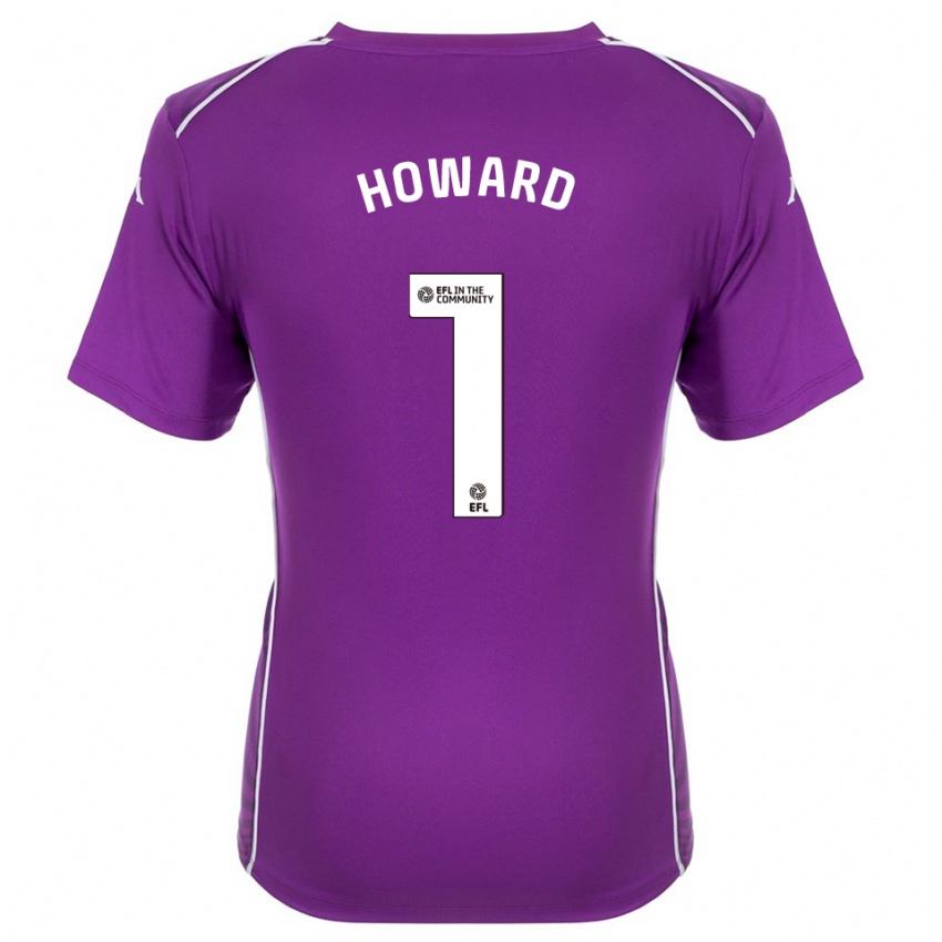 ילדים ארצ׳י הווארד #1 סגול לבן חולצת שוער 2025/26 חולצה קצרה