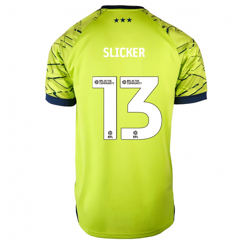 ילדים קירן פיטר סליקר #13 ירוק צהוב חולצת שוער 2025/26 חולצה קצרה