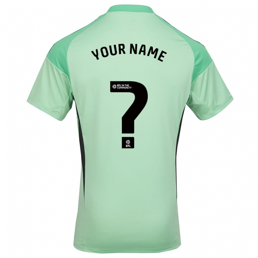 ילדים לסטר סיטי ירוק בהיר שחור חולצת שוער 2025/26 חולצה קצרה