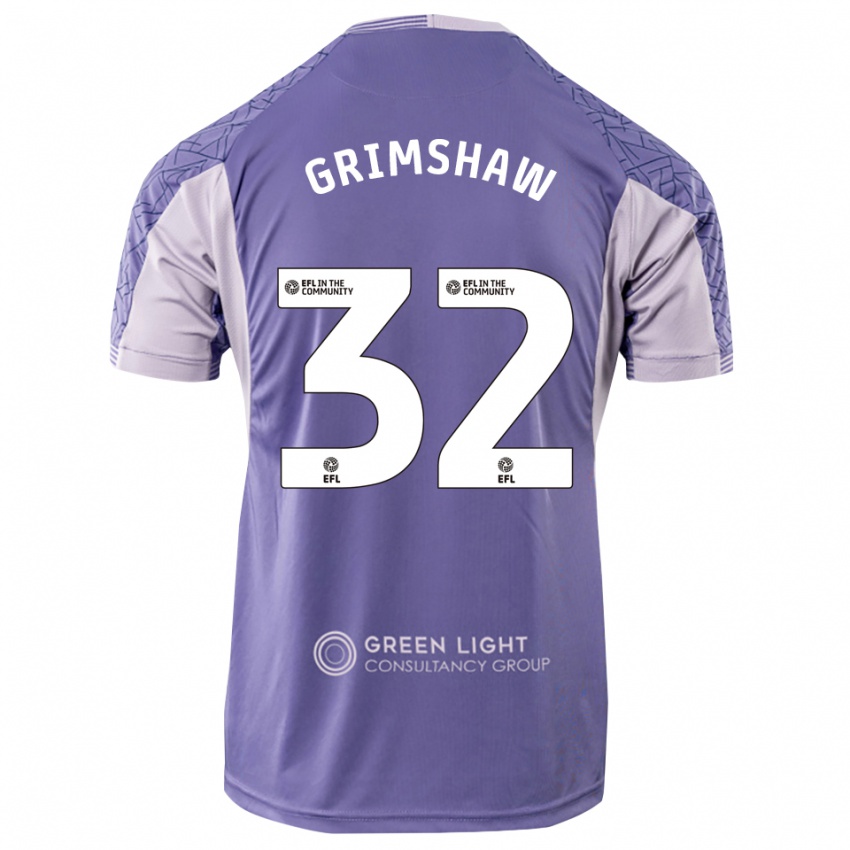 ילדים דניאל גרימשאו #32 סגול בהיר חולצת שוער 2025/26 חולצה קצרה