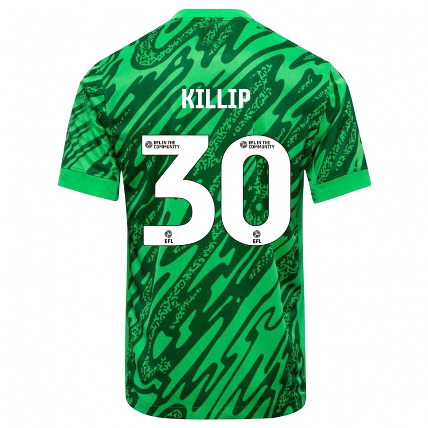 ילדים בן קיליפ #30 ירוק יער חולצת שוער 2025/26 חולצה קצרה