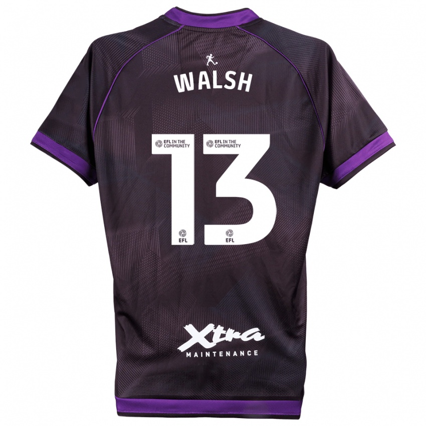 ילדים ג'ו וולש #13 סגול לבן חולצת שוער 2025/26 חולצה קצרה