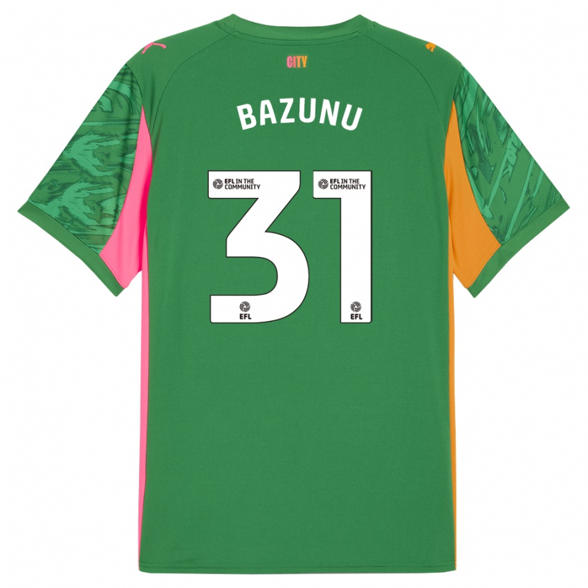 ילדים גווין בזונו #31 ירוק כתום חולצת שוער 2025/26 חולצה קצרה