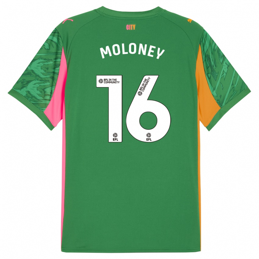 ילדים ג'ורג' מולוני #16 ירוק כתום חולצת שוער 2025/26 חולצה קצרה