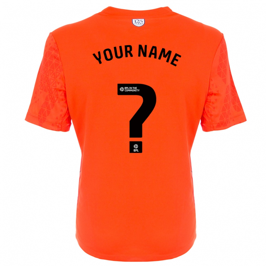 ילדים ווסט ברומיץ' אלביון שחור כתום חולצת שוער 2025/26 חולצה קצרה