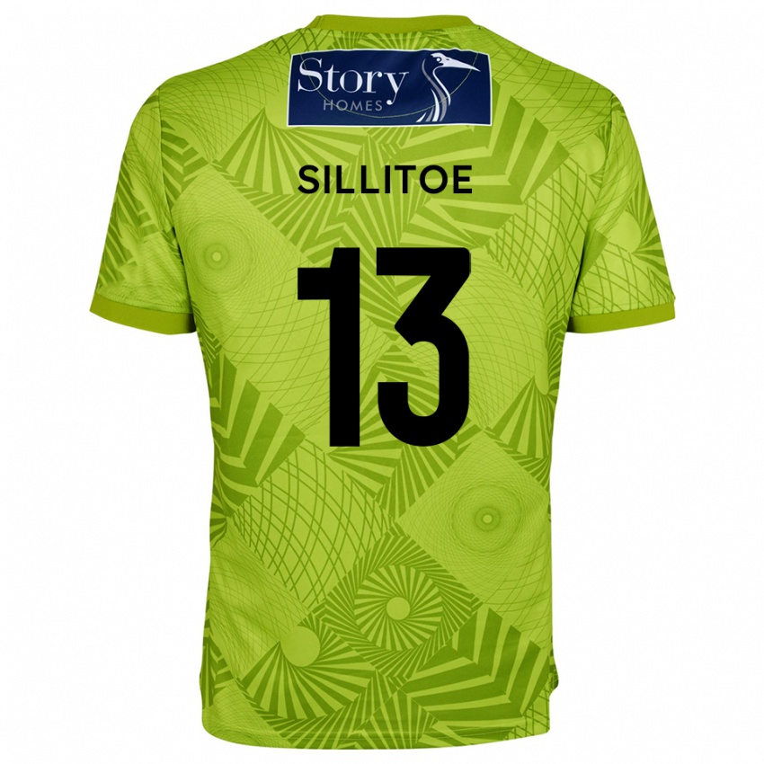 ילדים קייסי סיליטו #13 ירוק צהוב חולצת שוער 2025/26 חולצה קצרה