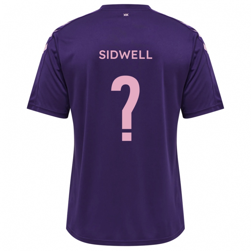 ילדים Rebecca Sidwell #0 סגול ורוד חולצת שוער 2025/26 חולצה קצרה