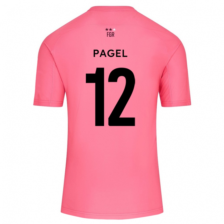 ילדים פיאצ׳רה פאגל #12 ורוד פריחת הדובדבן חולצת שוער 2025/26 חולצה קצרה