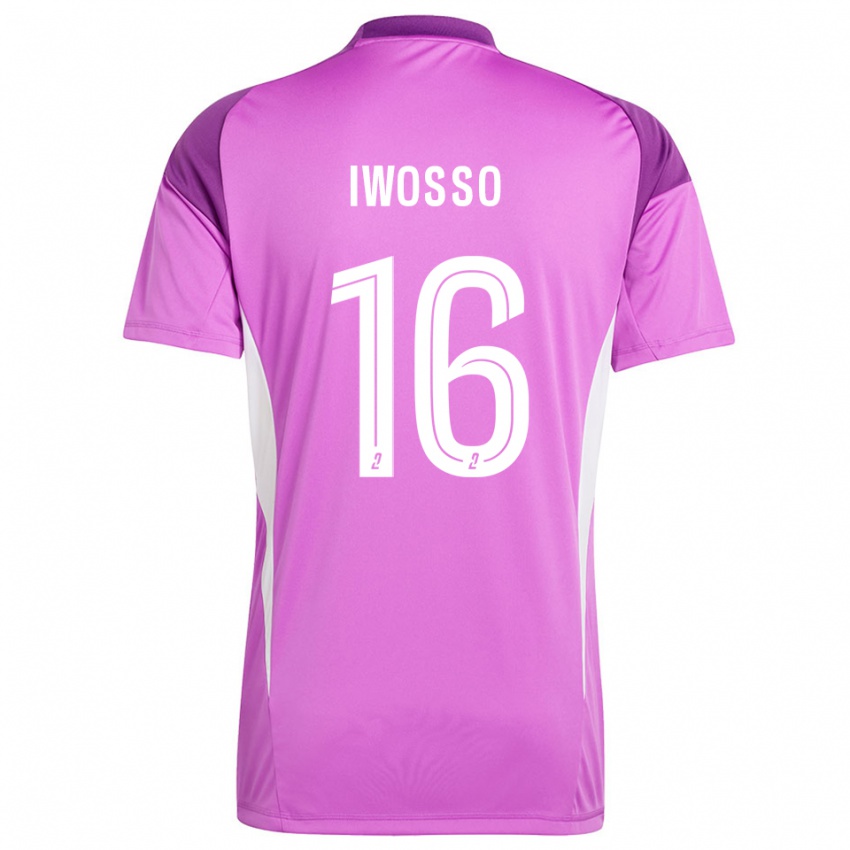 ילדים Mathis Iwosso #16 לבנדר חולצת שוער 2025/26 חולצה קצרה